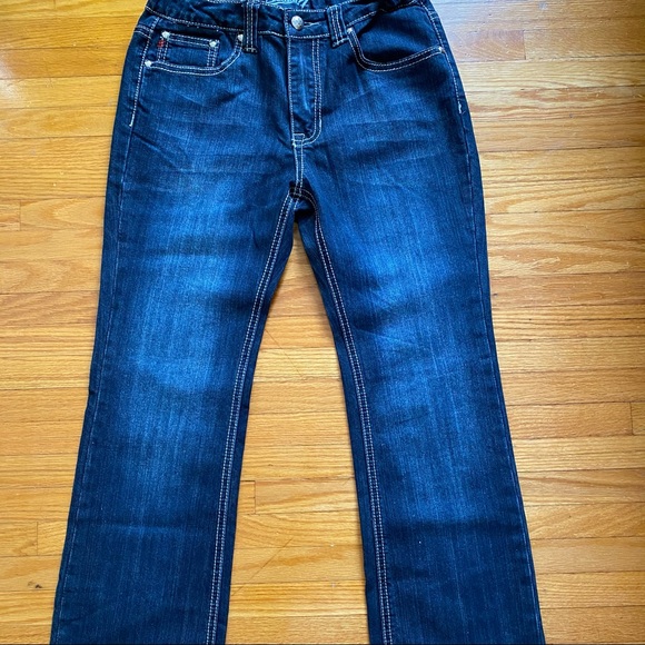 SEVEN7 DARK WASH JEANS - Picture 1 of 12